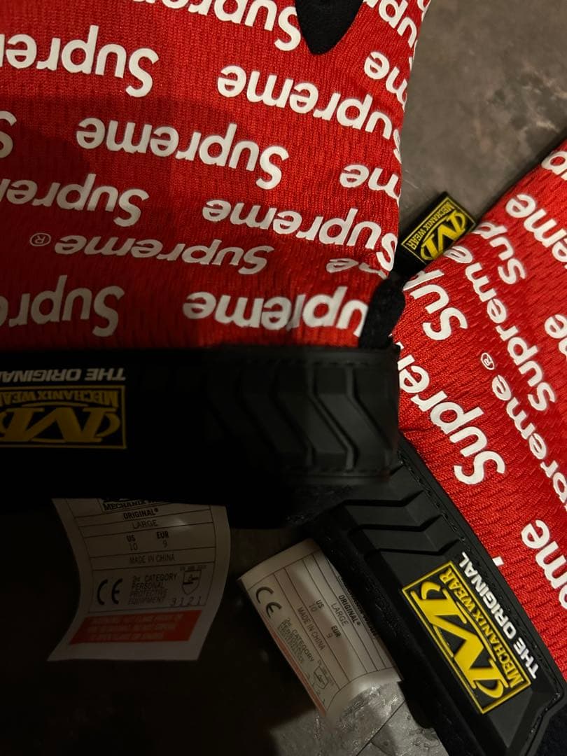 supreme mechanix orginal work グローブ　新品　Ｌ