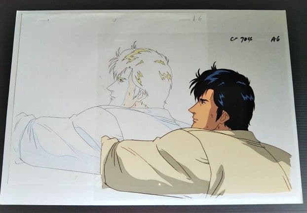 シティーハンター 　冴羽獠　セル画　動画　セット