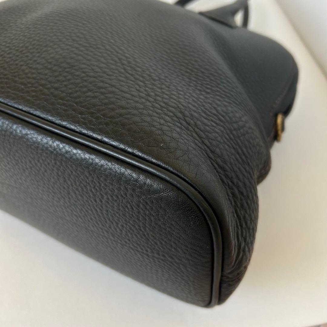 クリーニング済 old coach 4921 Satchel NG Black