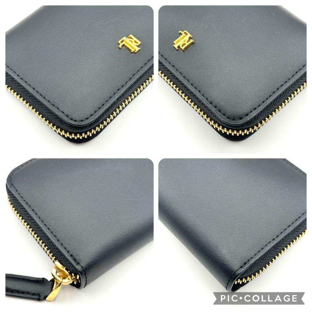 【極美品】ローレンラルフローレン ケース カードケース レザー ブラック