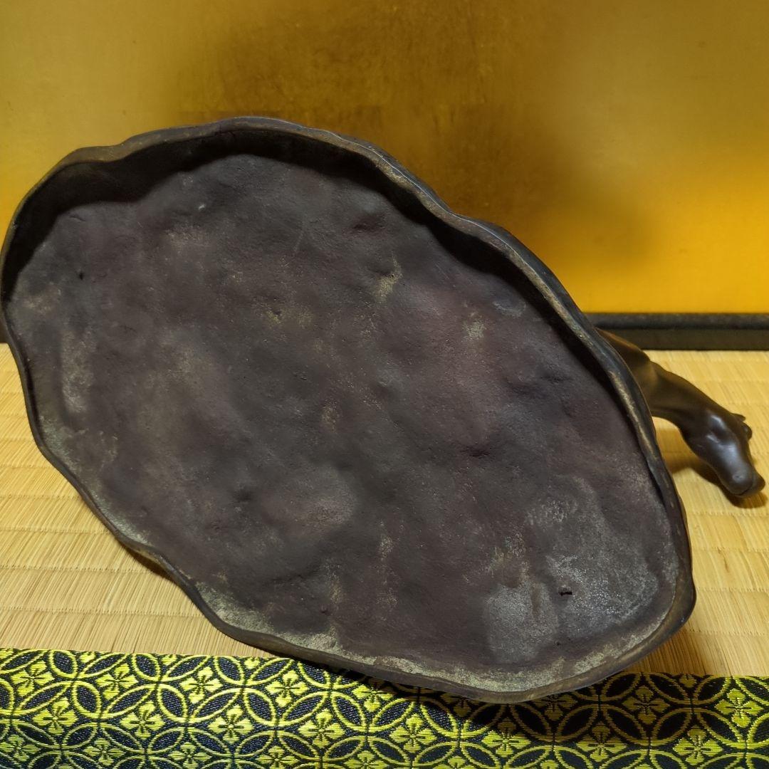 高岡銅器鋳銅製、黒い馬の2頭