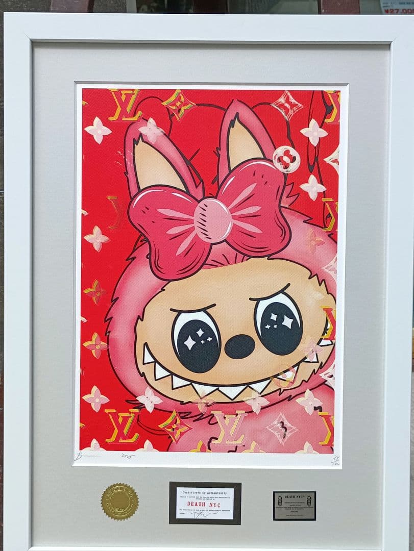 DEATH NYC BC829 サイン、ナンバー、COAあり　新品額付き