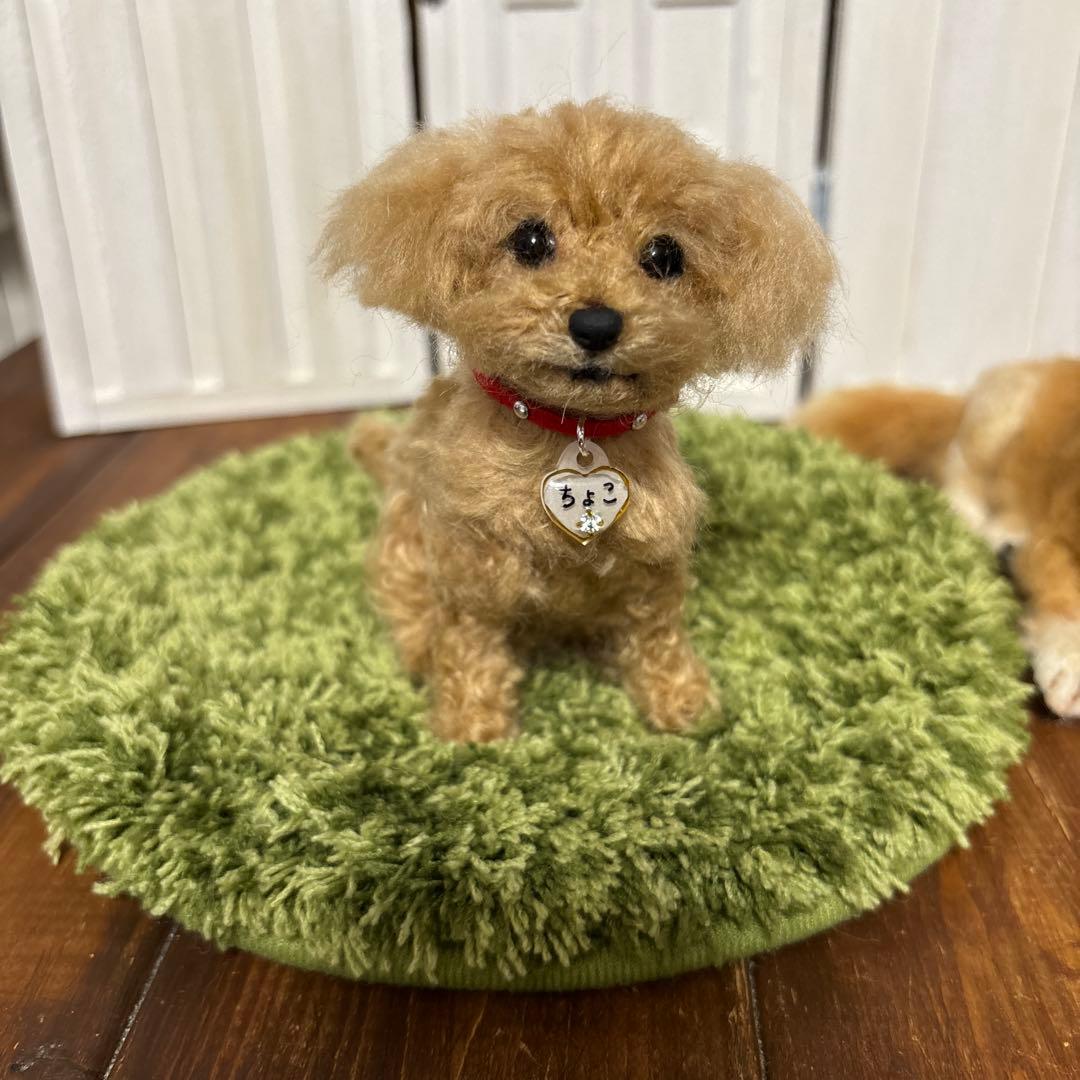 羊毛フェルト犬　やかちゃん