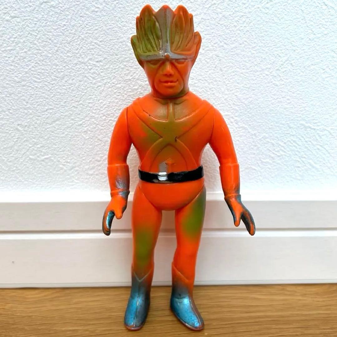 万年社 愛プロNET 愛の戦士レインボーマン ダッシュ5 炎の化身 ソフビ