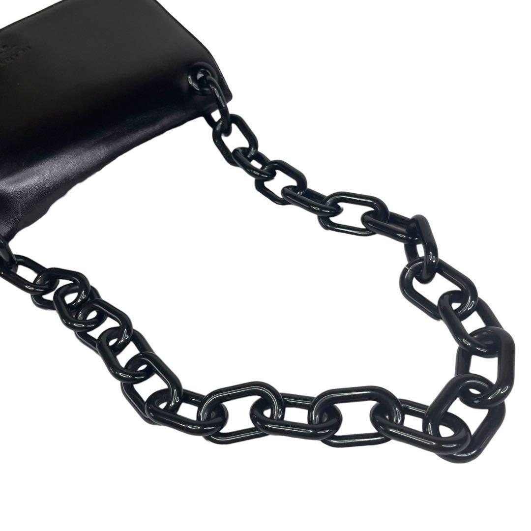 一点限り　プラダ　ショルダーバッグ　マドラスウィング　プラスチックチェーン　黒