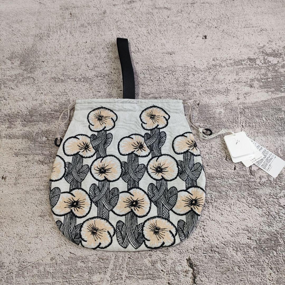 新品　ミナペルホネン　pear bag hanakaze