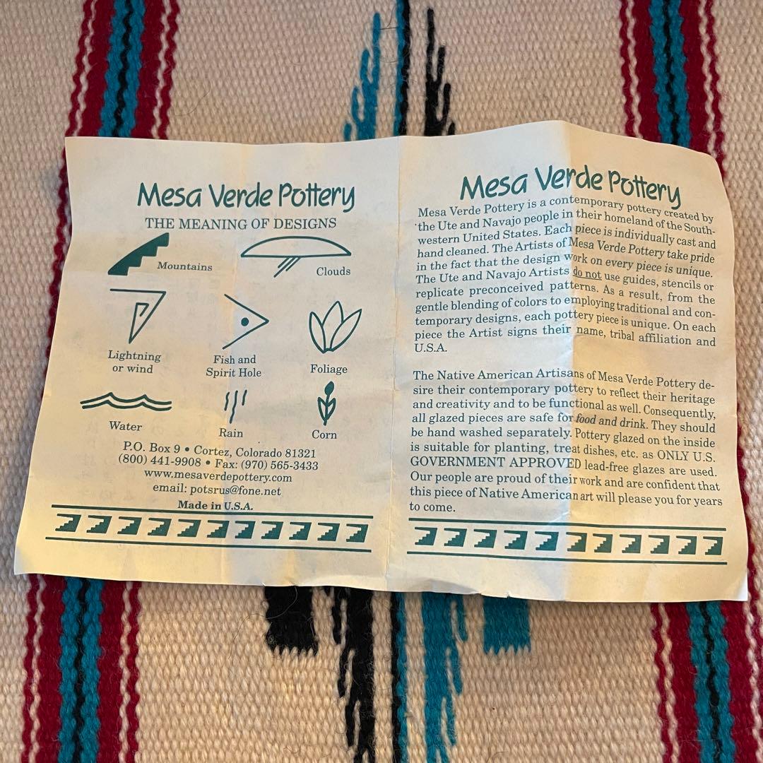 希少品！ネイティブアメリカン　navajo 壷　ナバホ族プエブロヴィンテージ雑貨