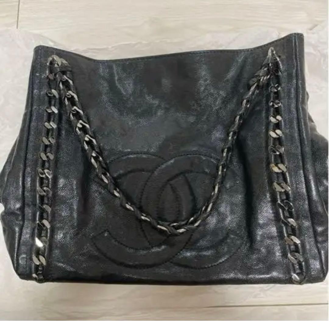 シャネル ココマーク トートバッグ saya