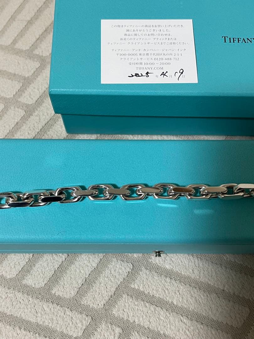 美品　ティファニー　メイカーズ　ワイドチェーン　ブレスレット TIFFANY