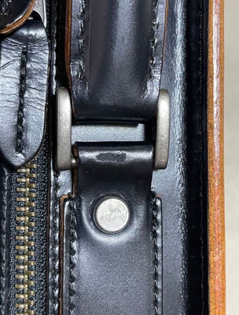 美品 青木鞄 コンプレックスガーデンズ 枯淡 ビジネス ブリーフケース Lサイズ