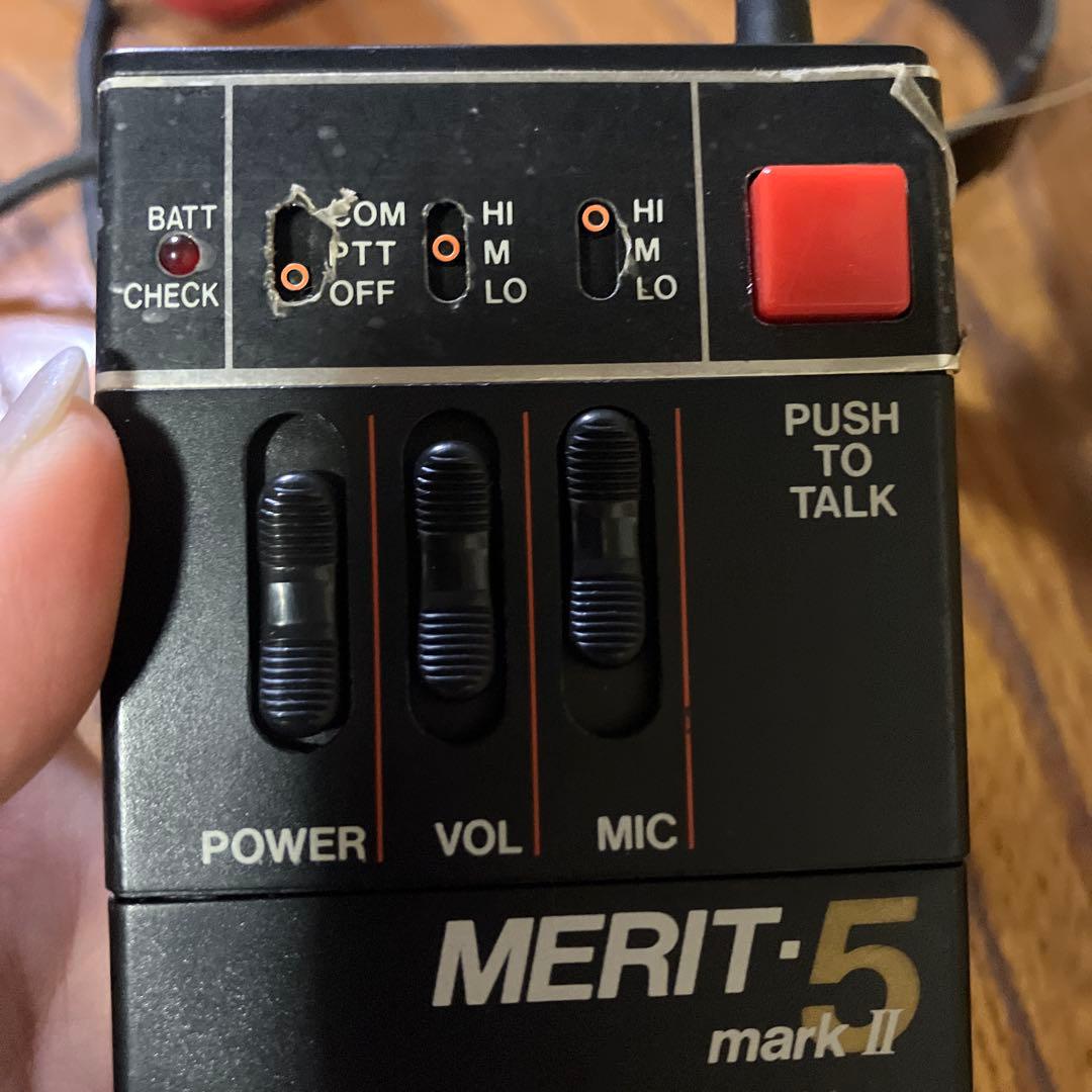 D-1 【希少】Fair Mate MERIT-5トランシーバーヘッドホン型