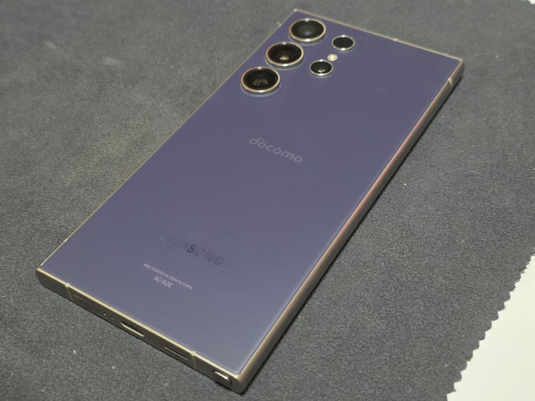 Galaxy S24 Ultra チタニウムバイオレット + TORRASケース