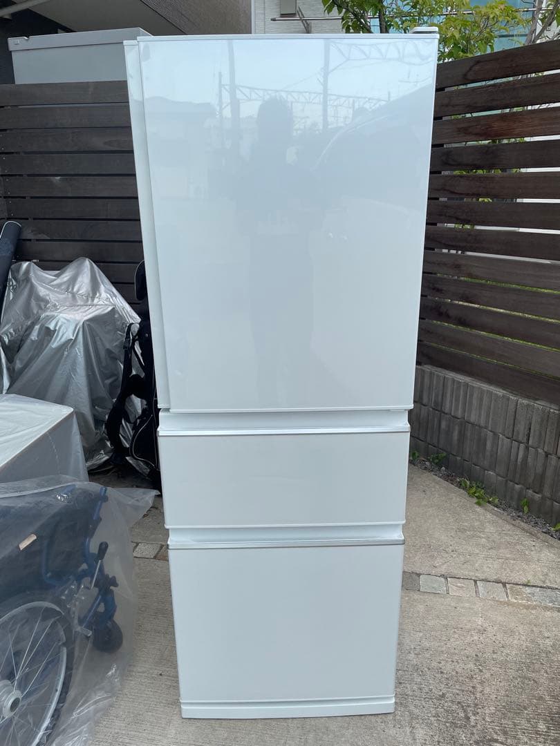 【2022年製】三菱電機 3ドア冷蔵庫 MR-CX33G-W