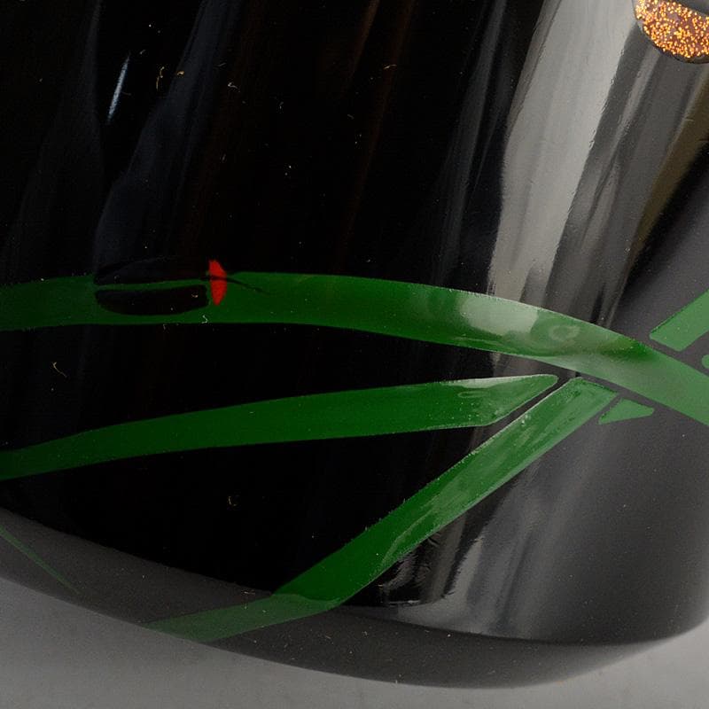 茶道具　中村宗悦作　即中斎好　早苗蛍　螺鈿装飾　雪吹茶器　共箱　V　6562