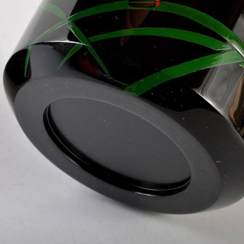 茶道具　中村宗悦作　即中斎好　早苗蛍　螺鈿装飾　雪吹茶器　共箱　V　6562