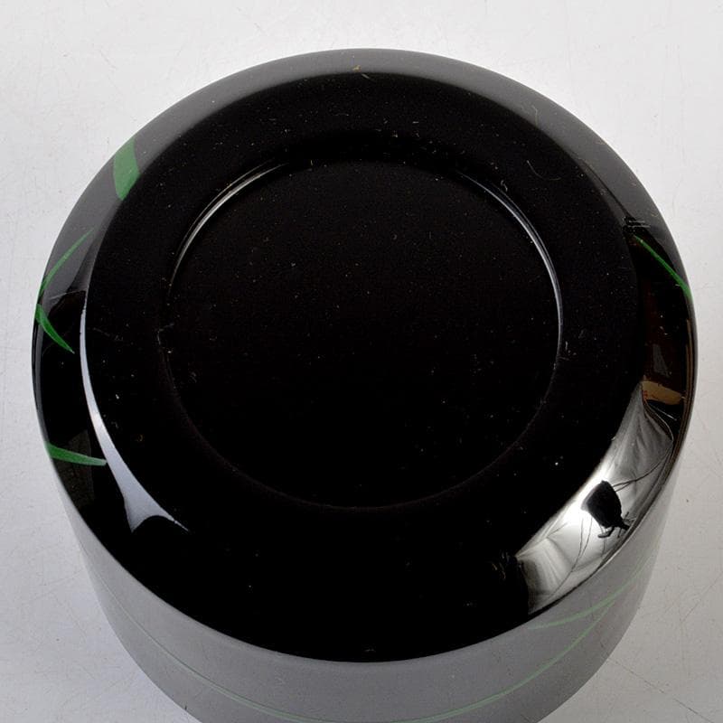 茶道具　中村宗悦作　即中斎好　早苗蛍　螺鈿装飾　雪吹茶器　共箱　V　6562