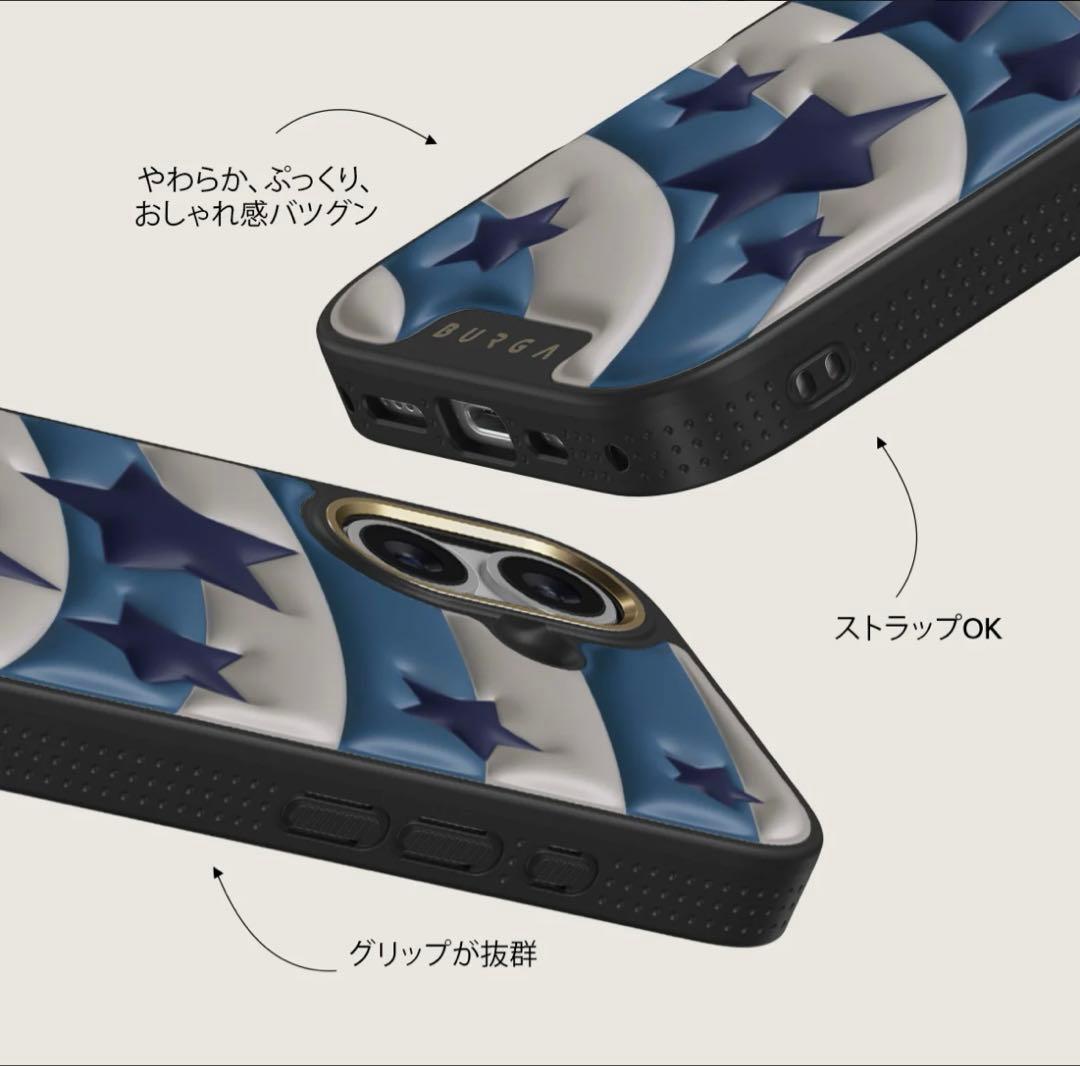 新品　未使用✨BURGA iPhone 17 ケース　Pop Star ゴールド