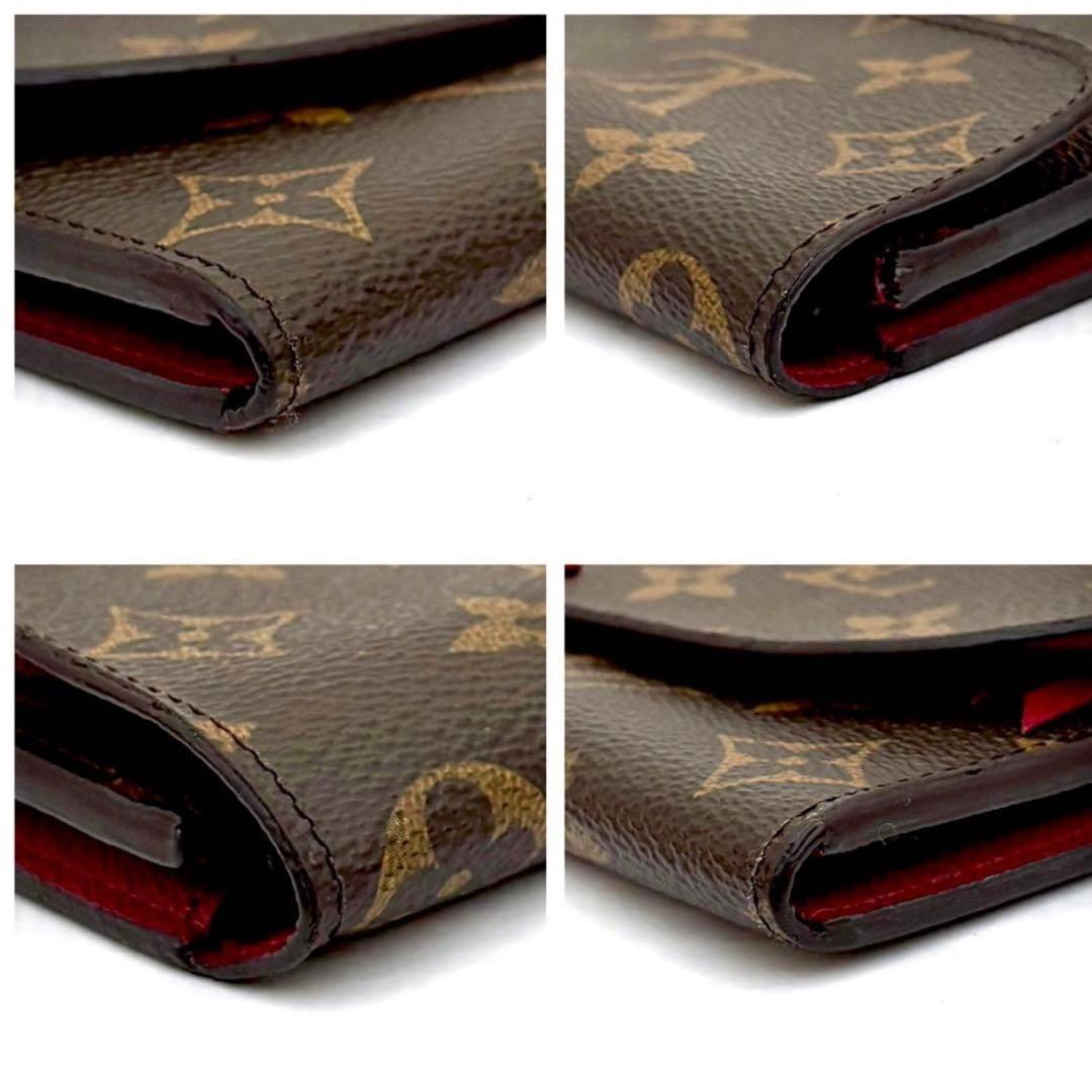 【鑑定済・箱袋付】 ルイヴィトン モノグラム ポルトフォイユ エミリー 超美品