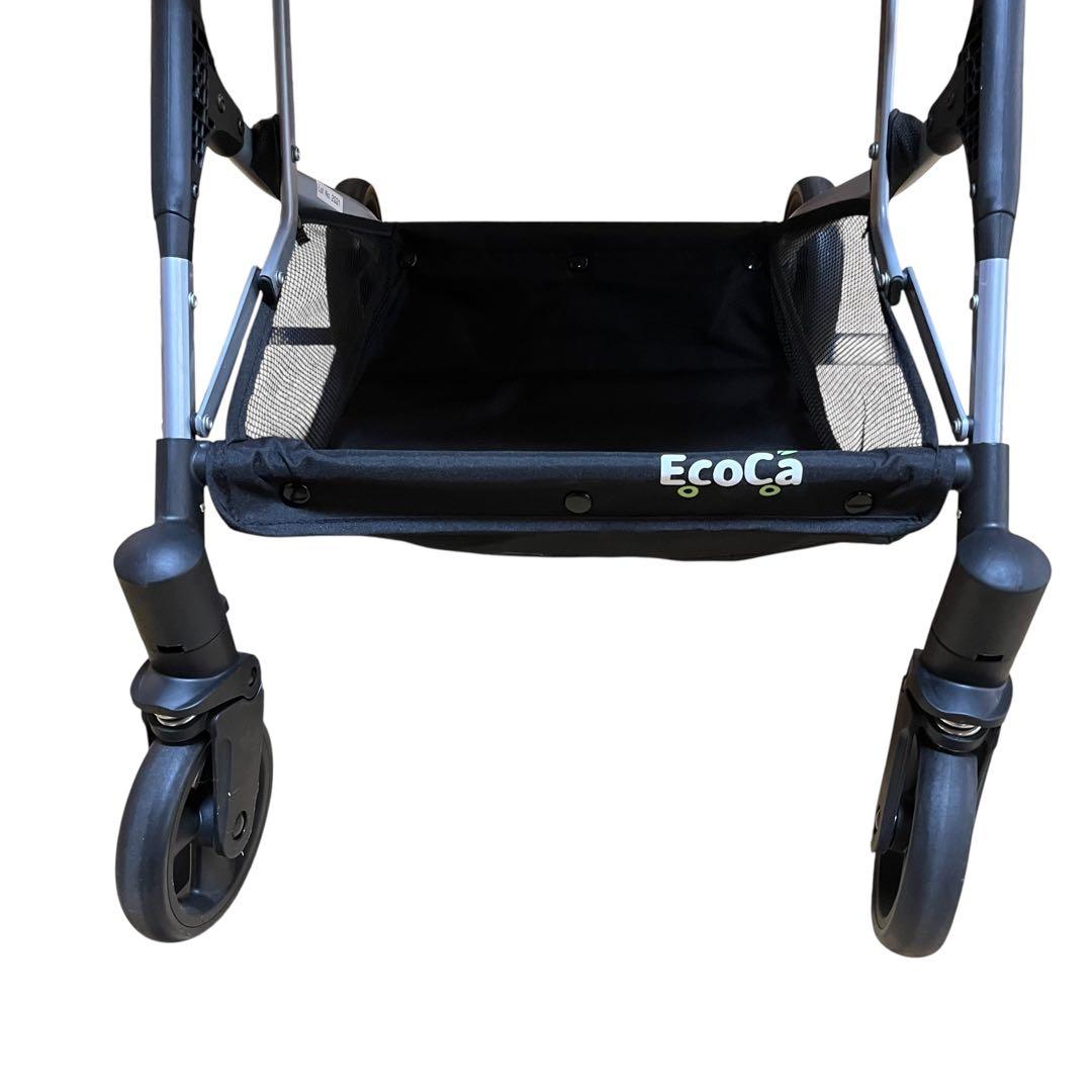 ECoCa ショッピングカート 保冷バッグ付き ブラック カート エコカ 買物