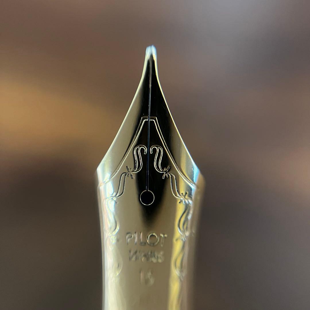 【美品】PILOT 万年筆 カスタム743 M中字