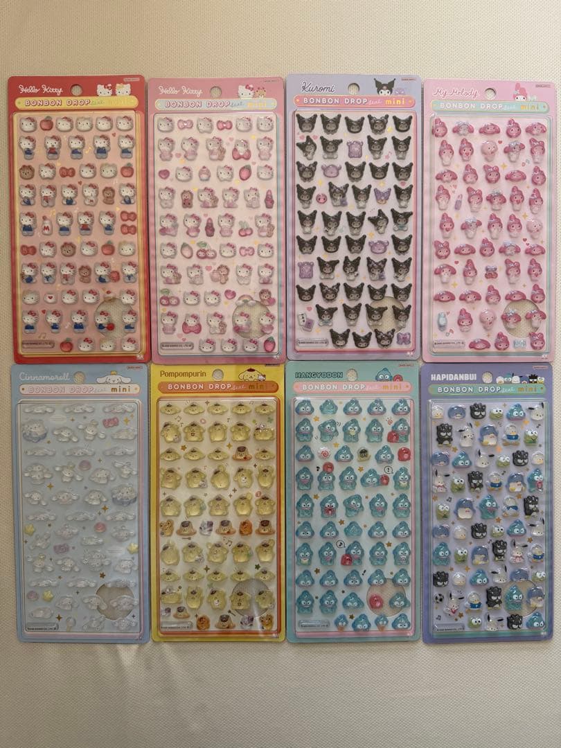 正規品 サンリオ ボンボンドロップ シール mini ミニ 8種類