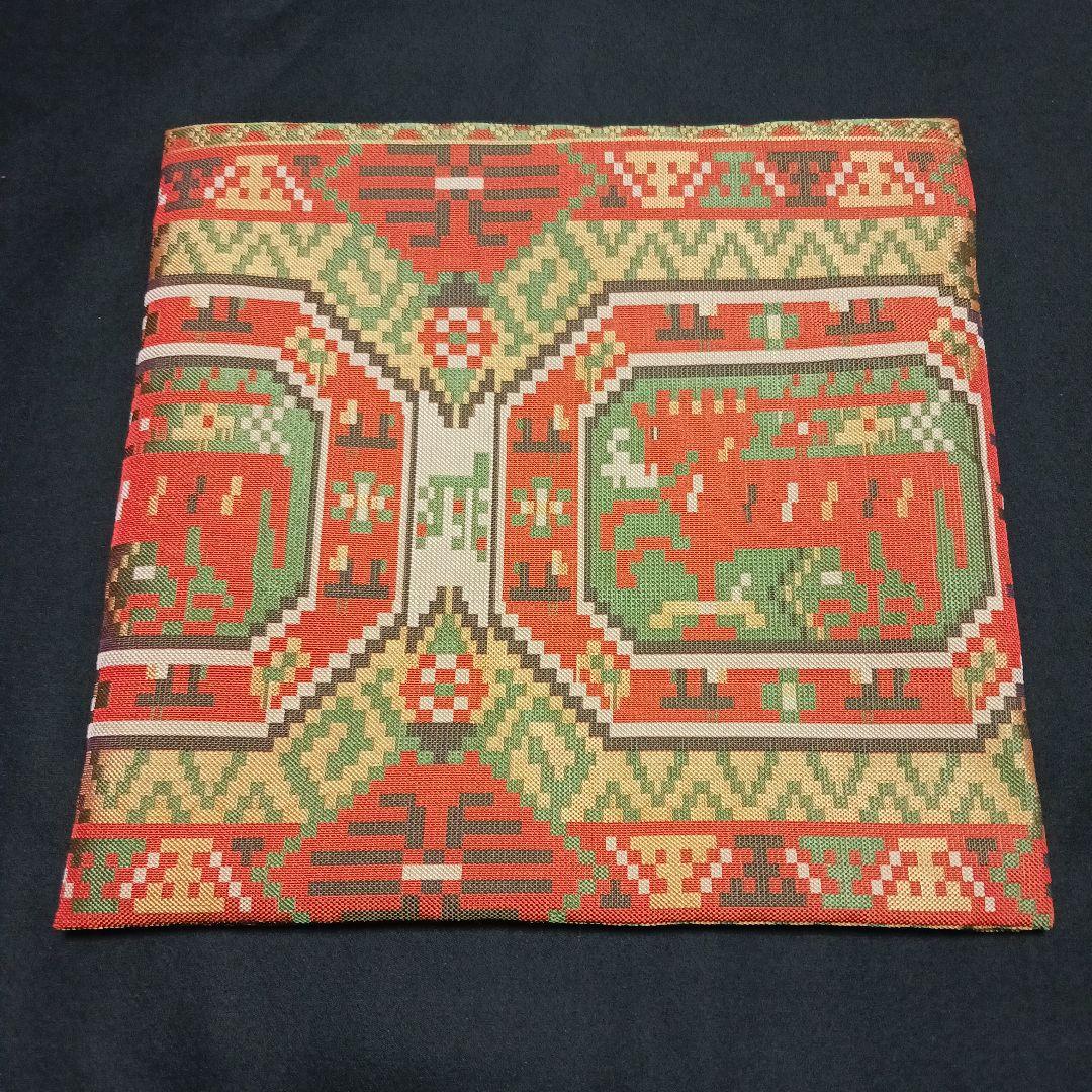 龍村平蔵 出帛紗瑞典祭馬文