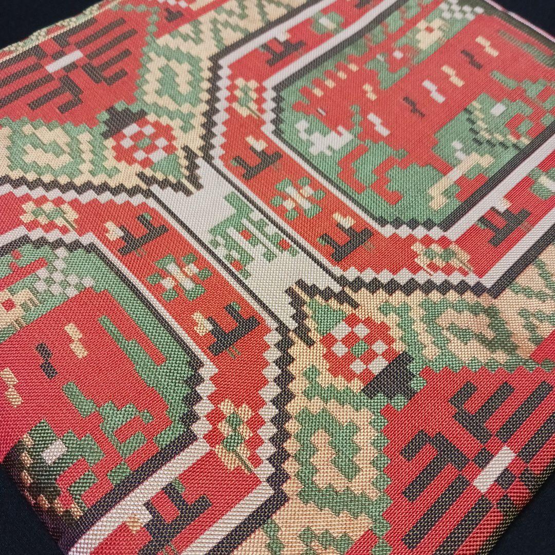 龍村平蔵 出帛紗瑞典祭馬文