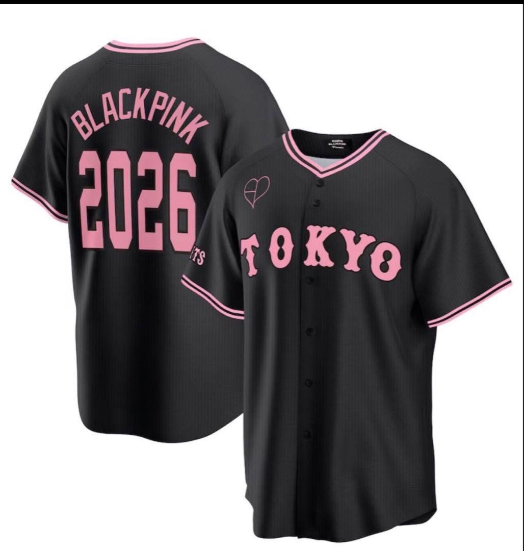 読売ジャイアンツ×BLACKPINK ブラック ユニホーム S