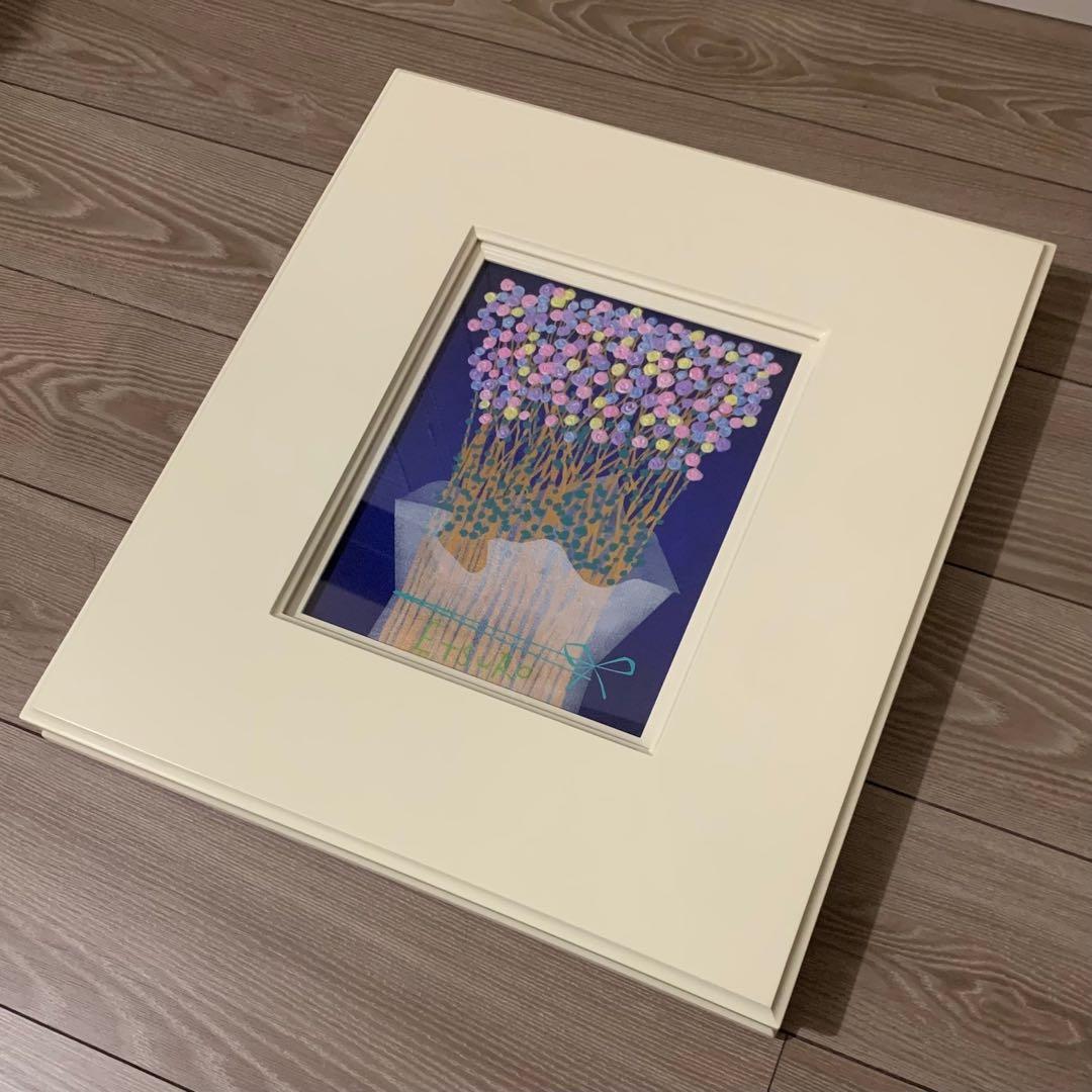 鈴木悦郎先生の絵画　春告げ花