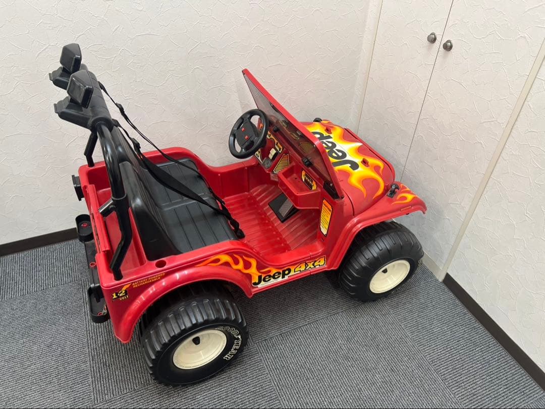 Jeep ジープ 電動カー風 おもちゃ ディスプレイ用 レッド