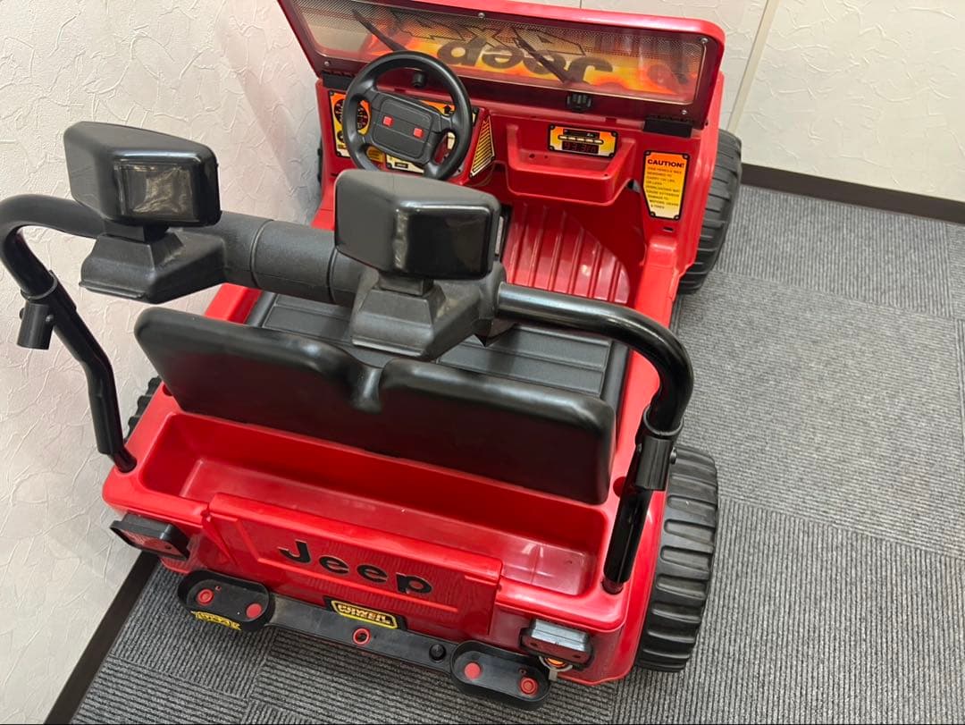 Jeep ジープ 電動カー風 おもちゃ ディスプレイ用 レッド