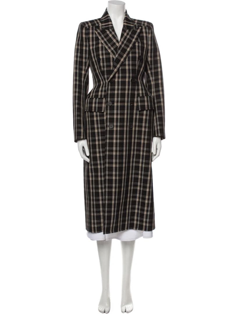 Balenciaga バレンシアガ　チェックコート