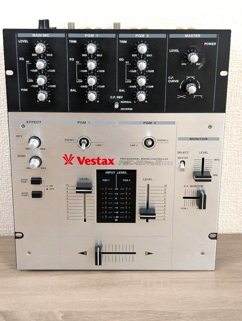 【名機・良品】Vestax PMC-05 Pro III VCA DJミキサー
