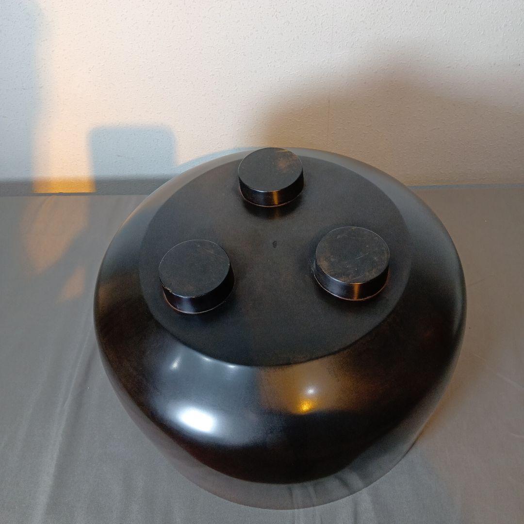 最後値下げ茶道具　(釜師)吉羽與兵衛作　唐金道安風炉　五徳付　共箱