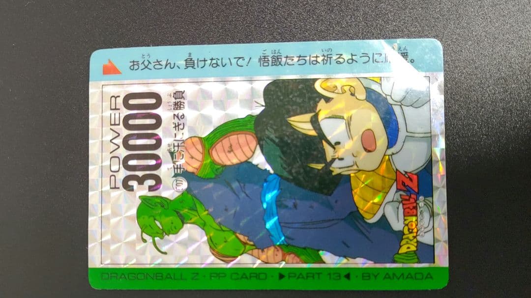 ドラゴンボールZ PPカード PART 134 パワー30000 AMADA