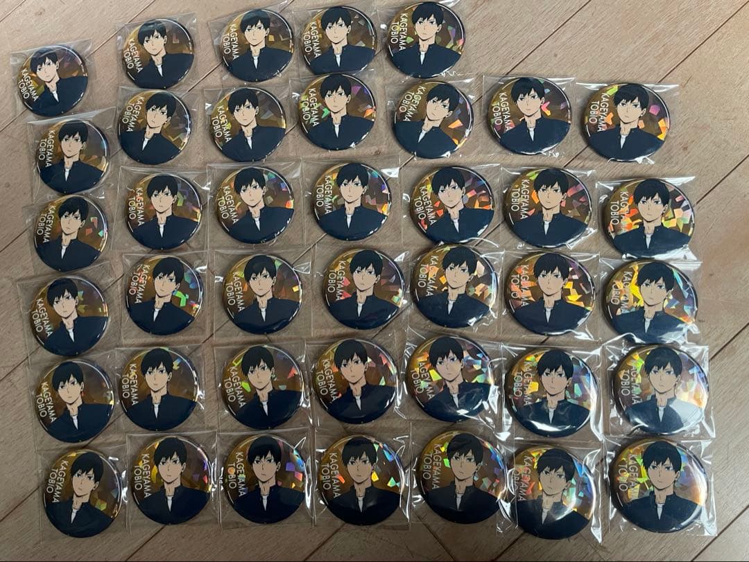 影山飛雄 トウキュー 缶バッジ ハイキュー 40個