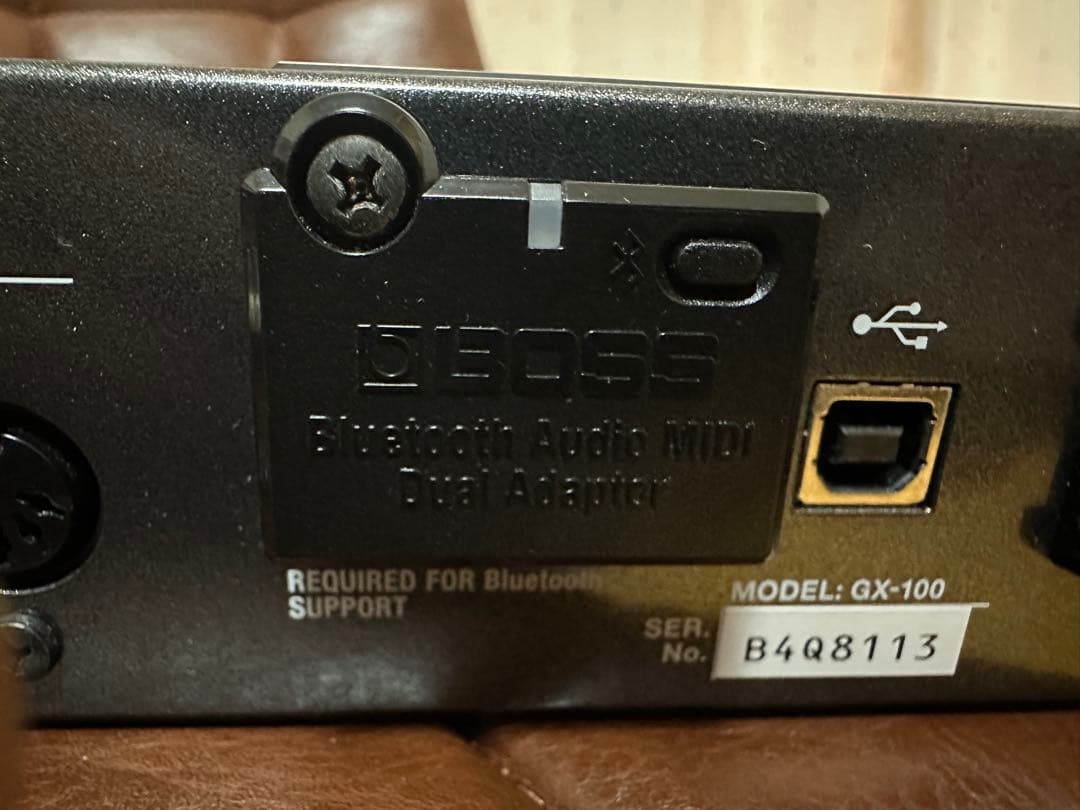 ギター BOSS GX-100 + Bluetooth Audio Adaptor