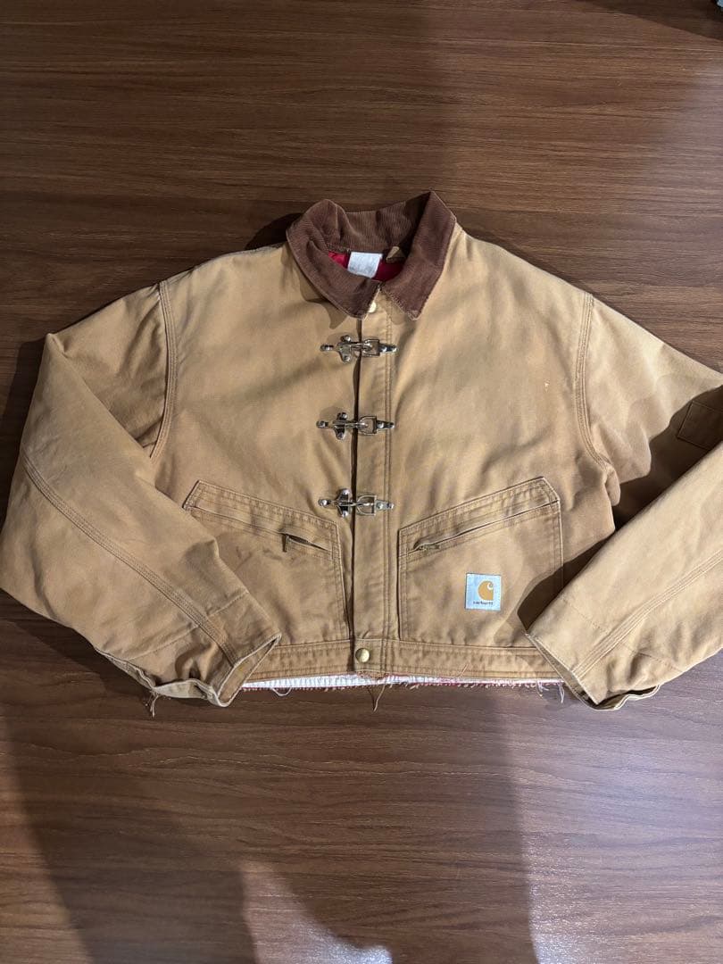 リメイク Carhartt デトロイトジャケット ファイヤーマンジャケット
