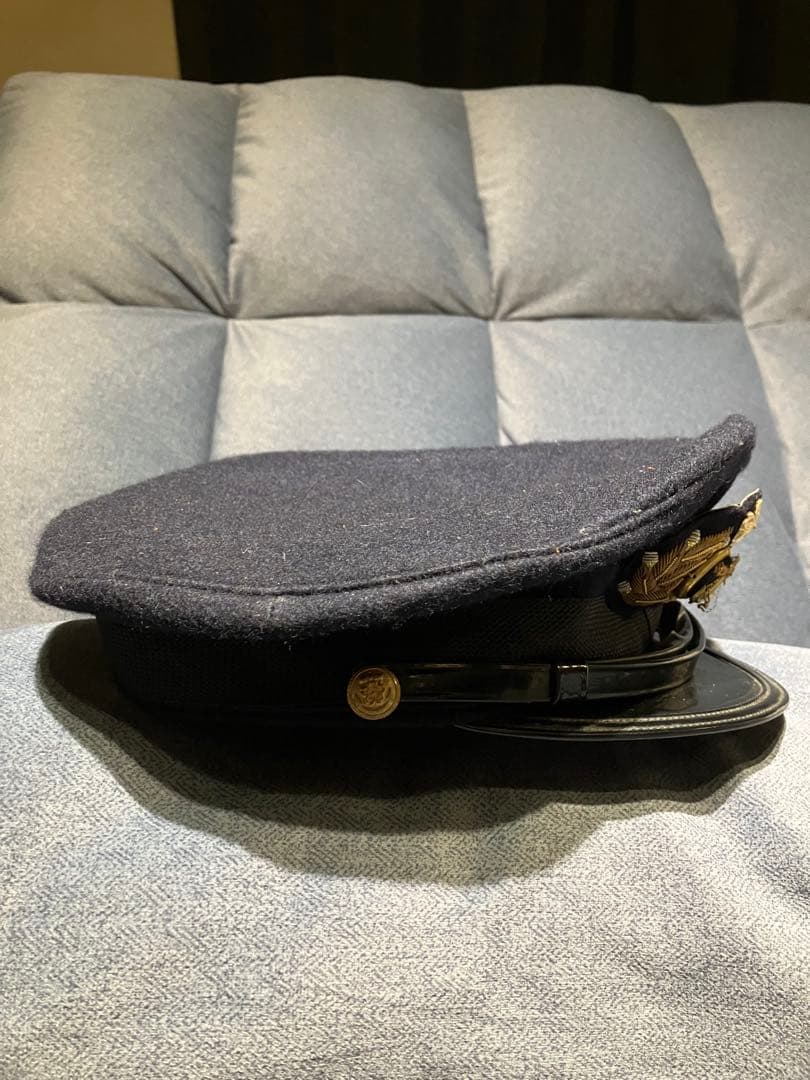 旧日本海軍 将校用 制帽 実物 ヴィンテージ 昭和10年代 サイズ60