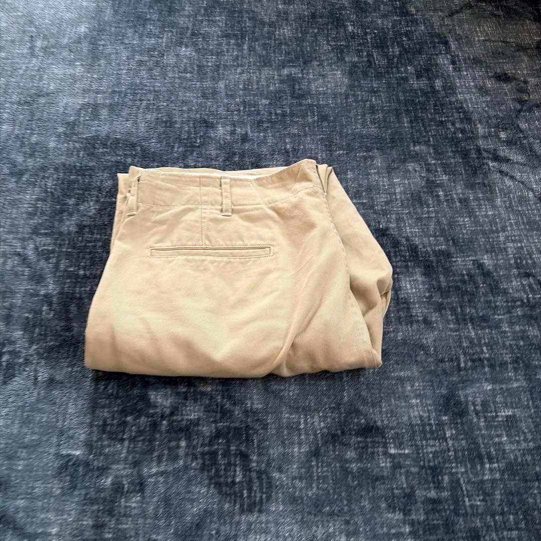 Real McQueen ベージュ チノパン 34