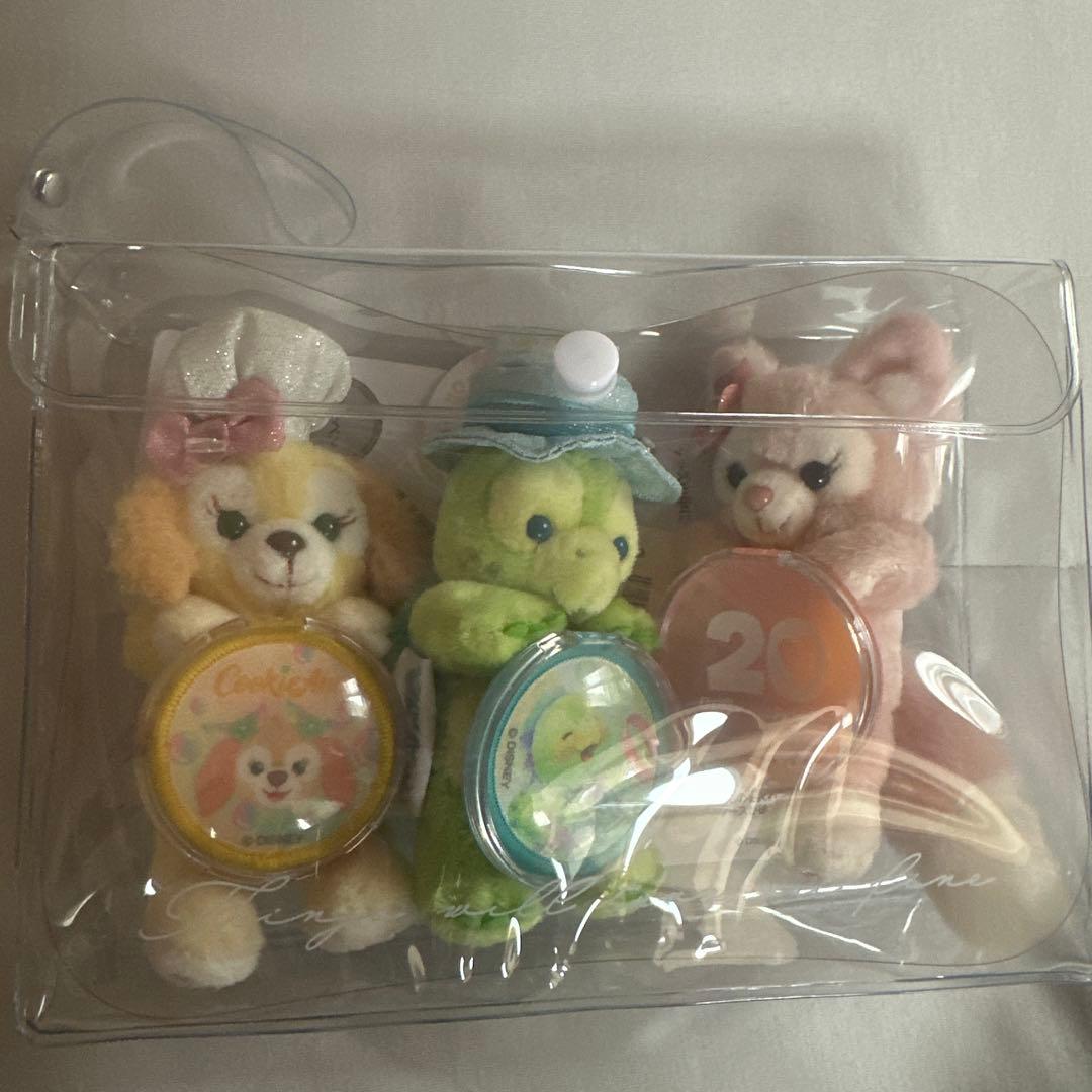 カラフルハピネス　20周年記念 ぬいぐるみセット　新品タグつき　ディズニー