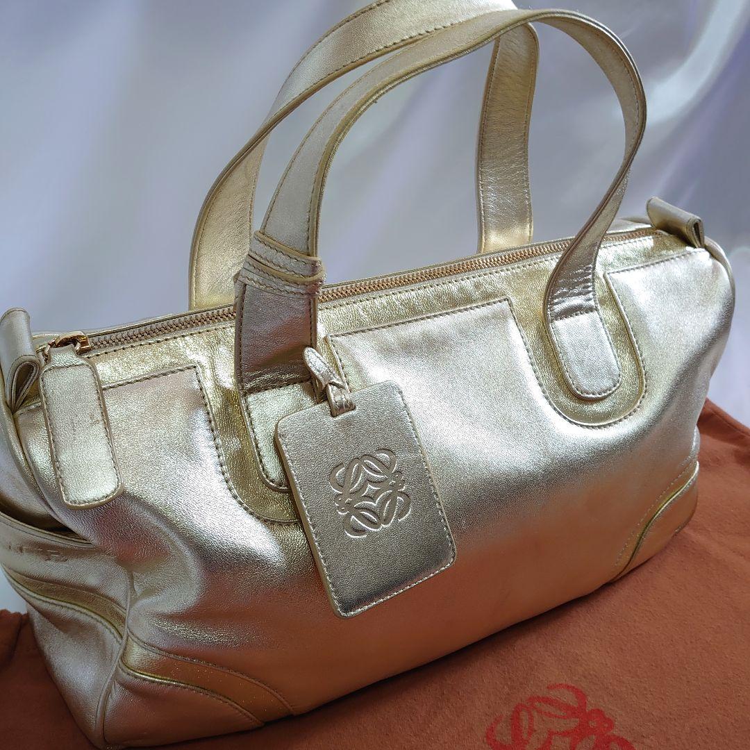 美品 LOEWE ハンドバッグ レザー