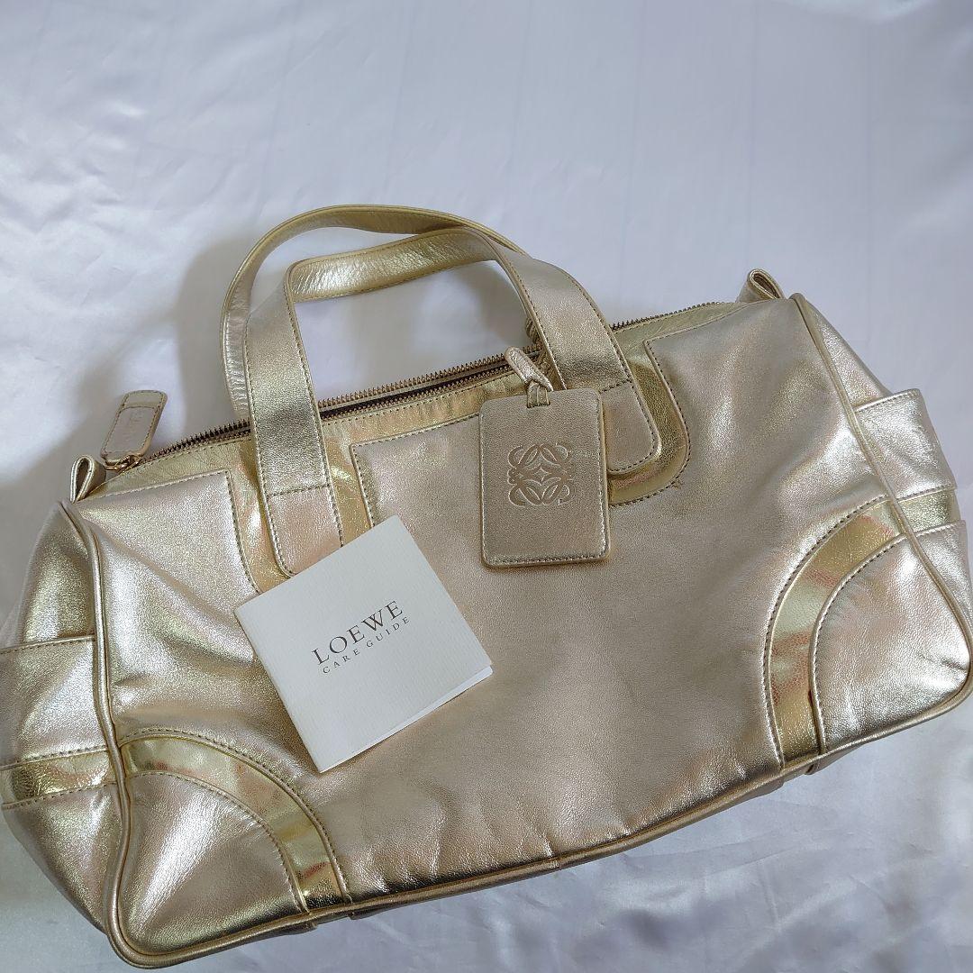 美品 LOEWE ハンドバッグ レザー