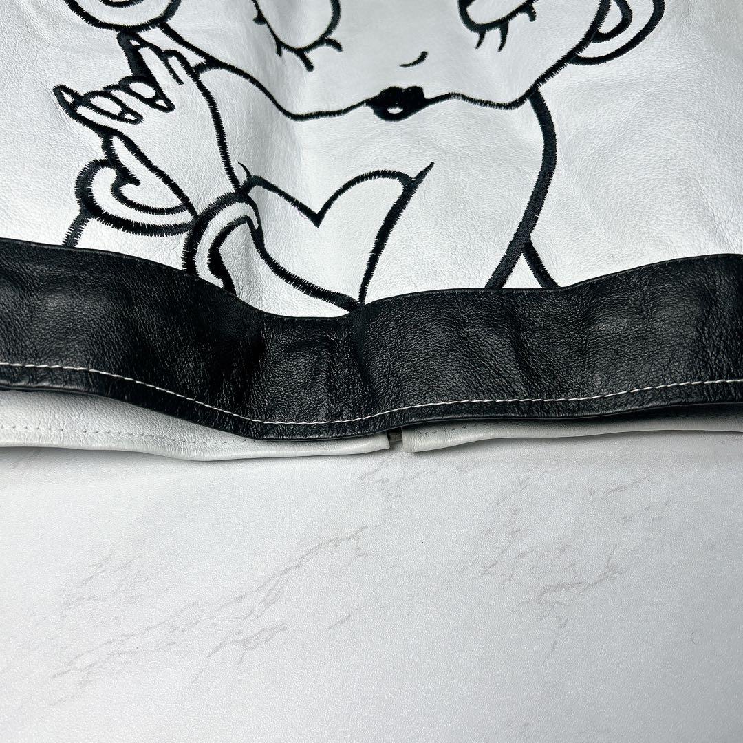 美品✨MONTANA TOONS ベティブープ　レザージャケット　ブルゾン