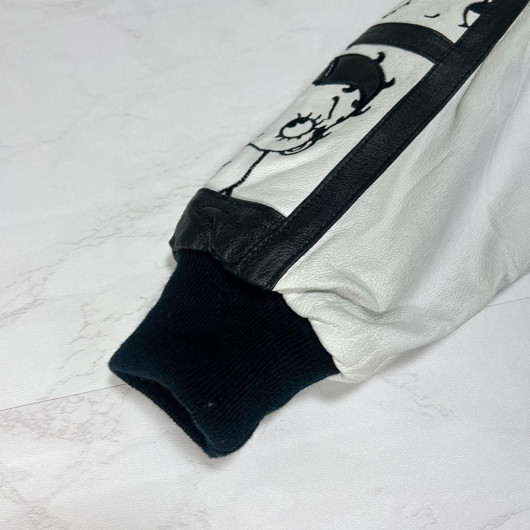 美品✨MONTANA TOONS ベティブープ　レザージャケット　ブルゾン