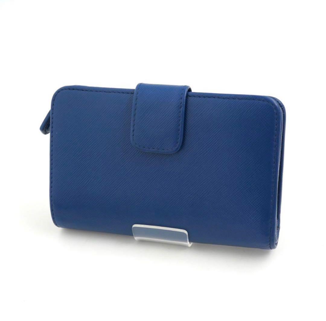 ✨新品未使用・箱保証書付き✨　PRADA ミニ財布　サフィアーノ L字ファスナー