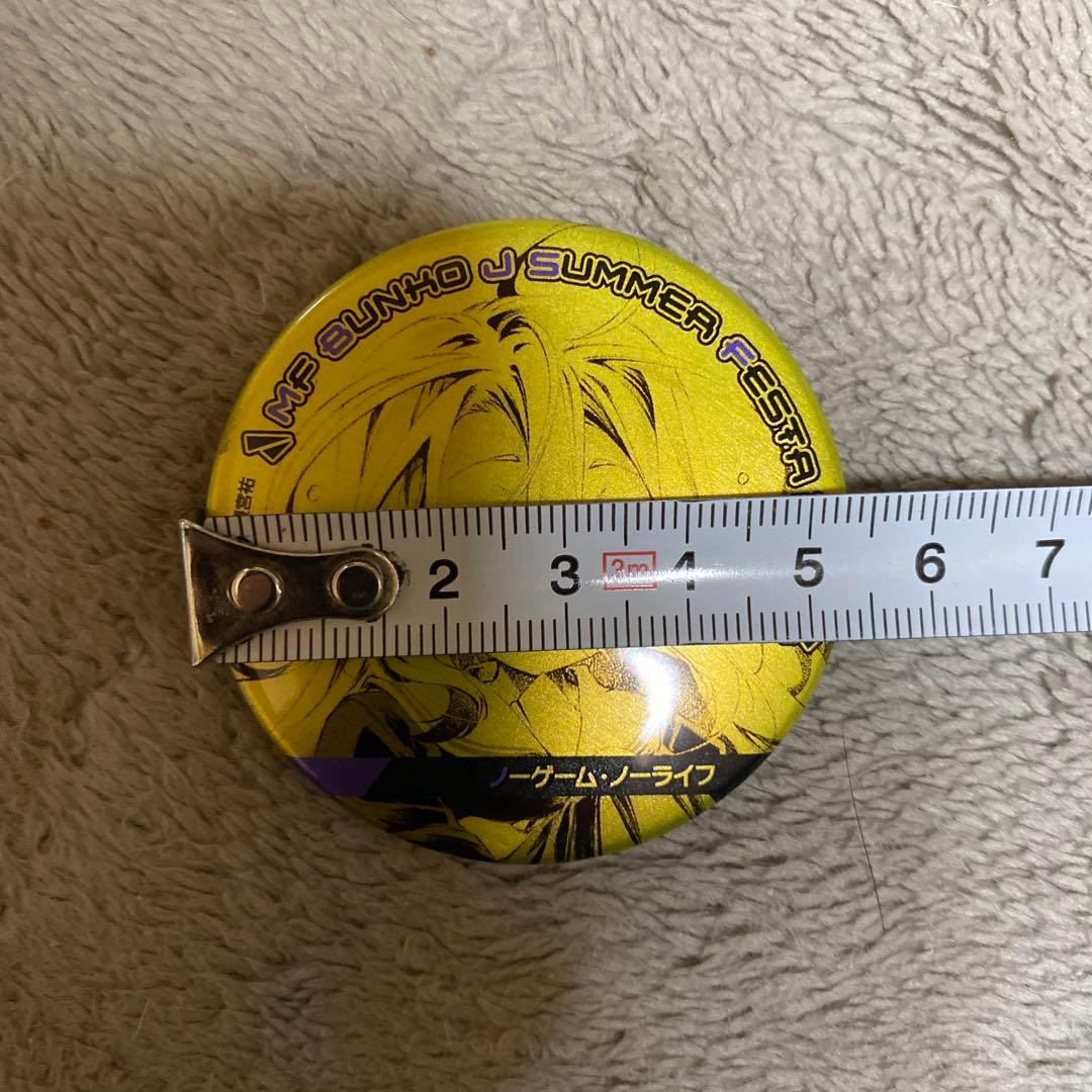 MF文庫 Jサマーフェスタ 2020 ノーゲーム・ノーライフ 缶バッジ