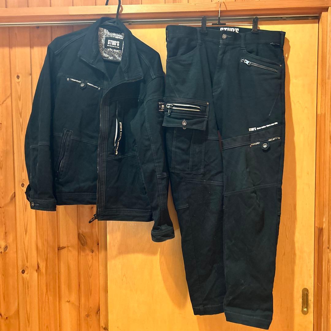 値下げしました！作業着STUD’Sコーデュラストレッチ上下セット3L