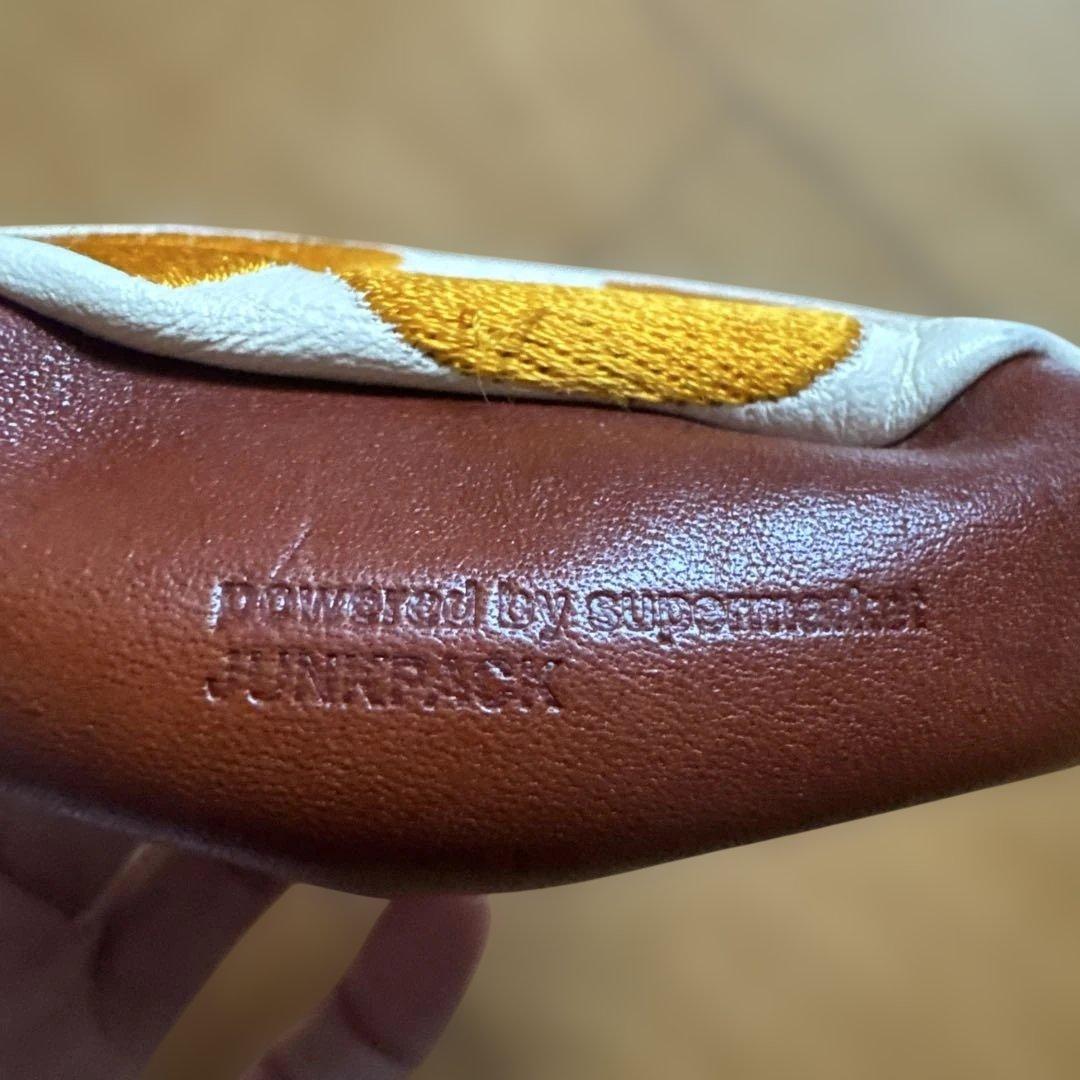 supermarket relaxfit オレンジポーチ