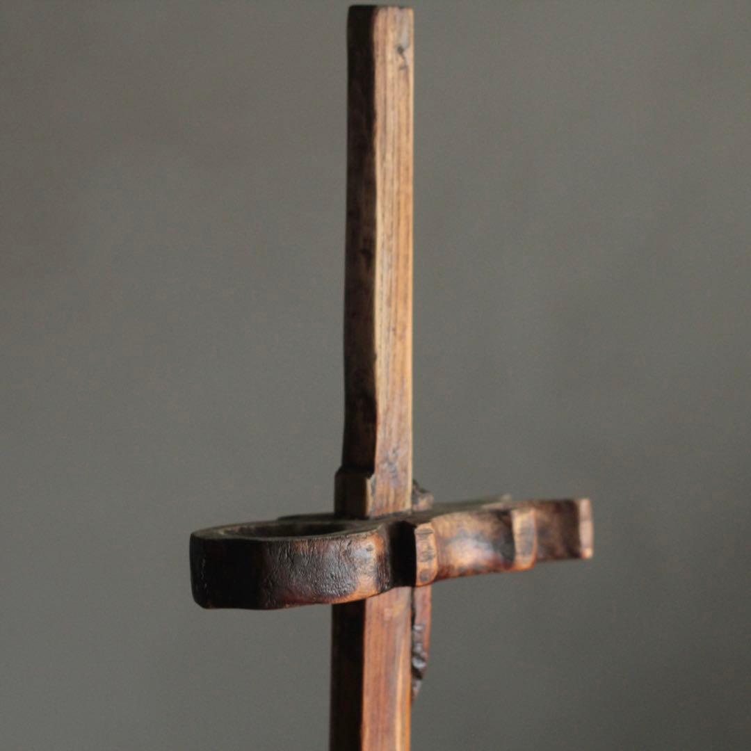 李朝 灯火台 灯明台 灯明具 朝鮮美術 古美術 古道具 アンティーク